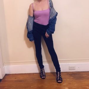 Missguided purple bodysuit
